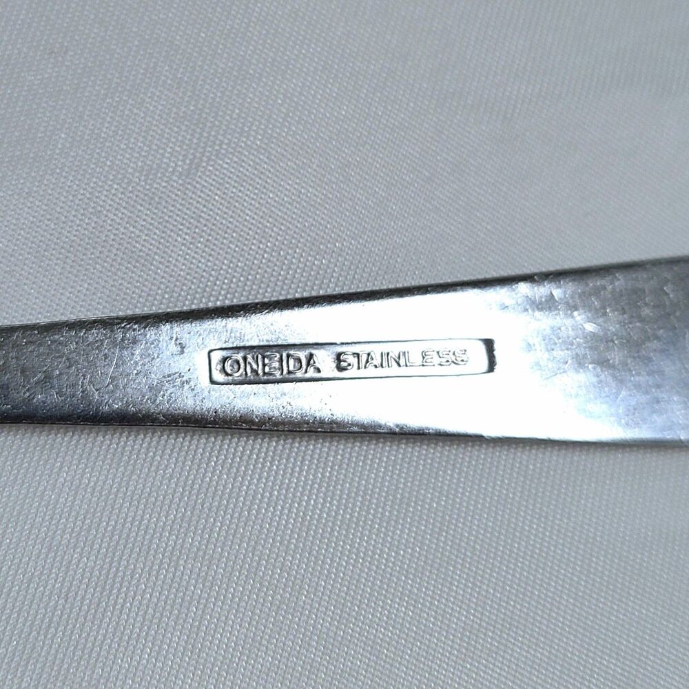 3 Oneida Northland Triana Dinner Forks 7 1/4" Stainless Burnished Floral Korea - Picture 6 of 7